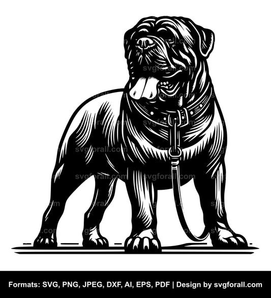 Boerboel Dog SVG