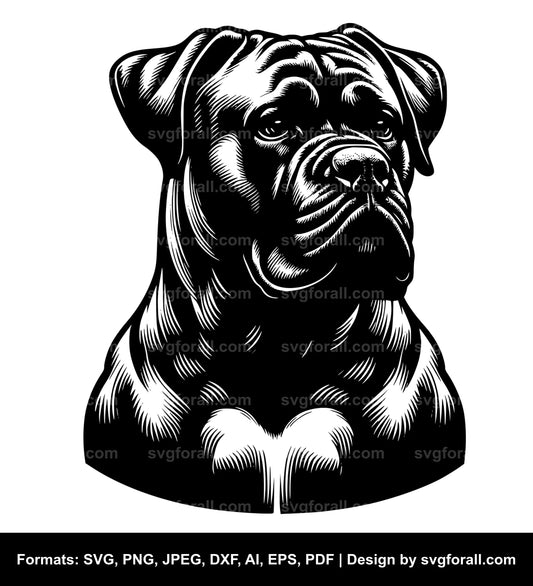 Boerboel Dog SVG PNG