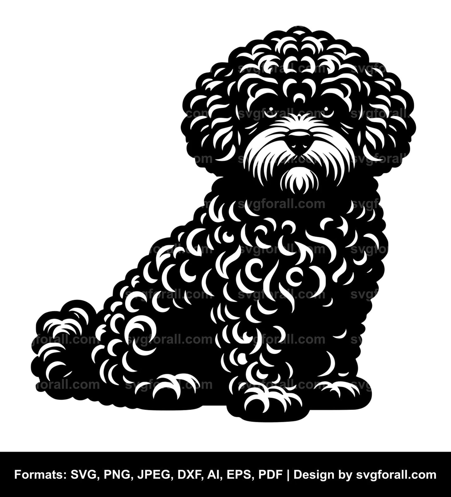 Bolognese Dog SVG File