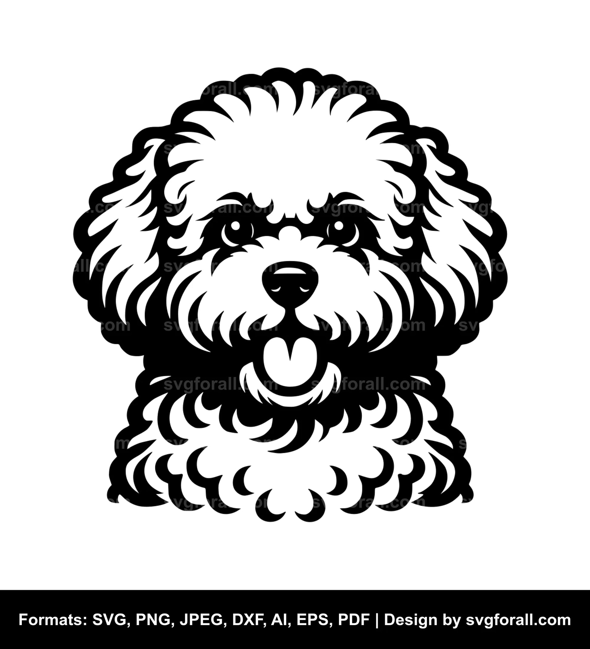 Bolognese Dog SVG PNG