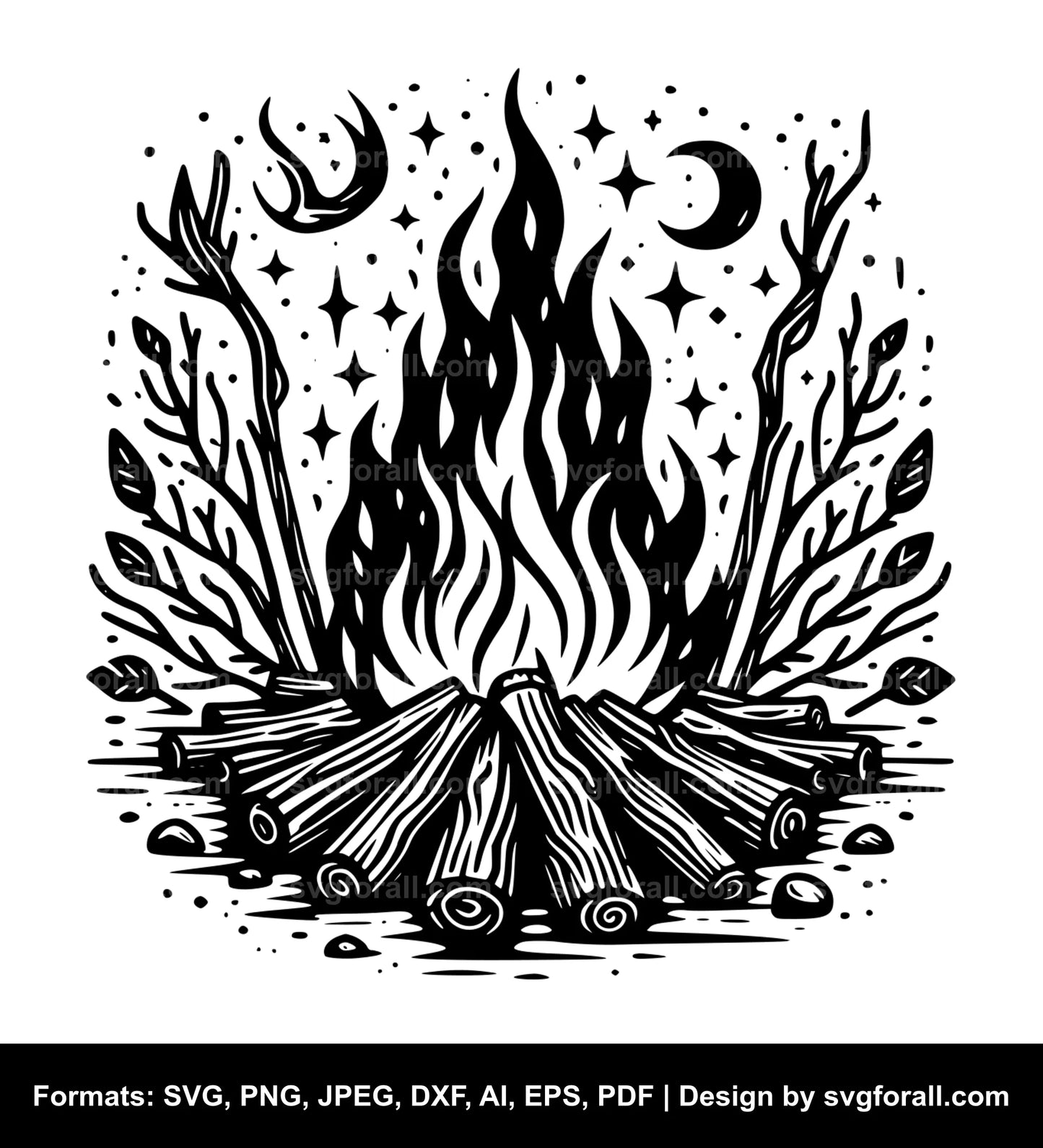 Bonfire SVG Design