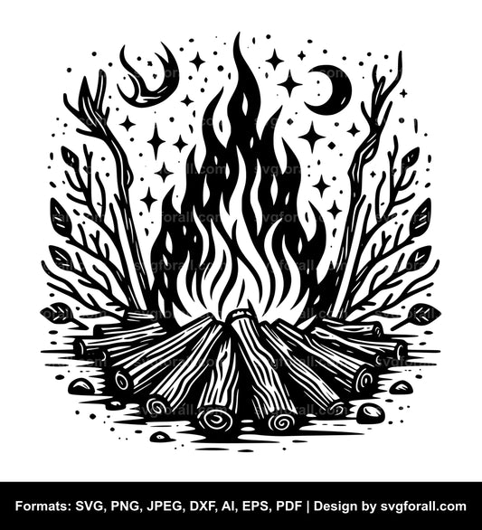 Bonfire SVG Design