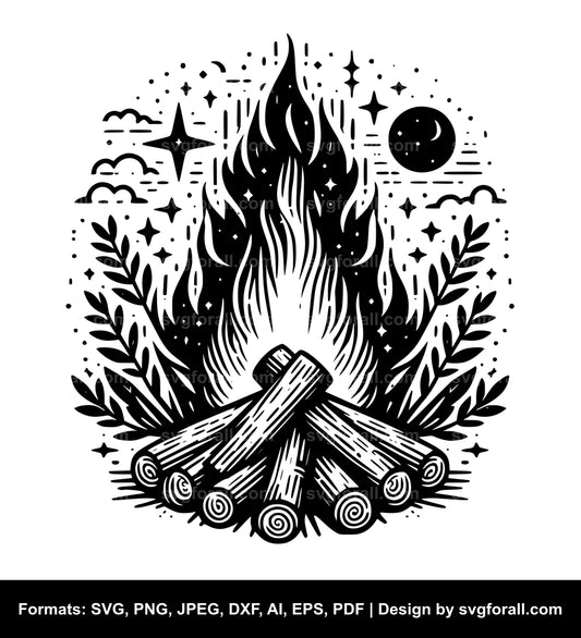 Bonfire SVG PNG