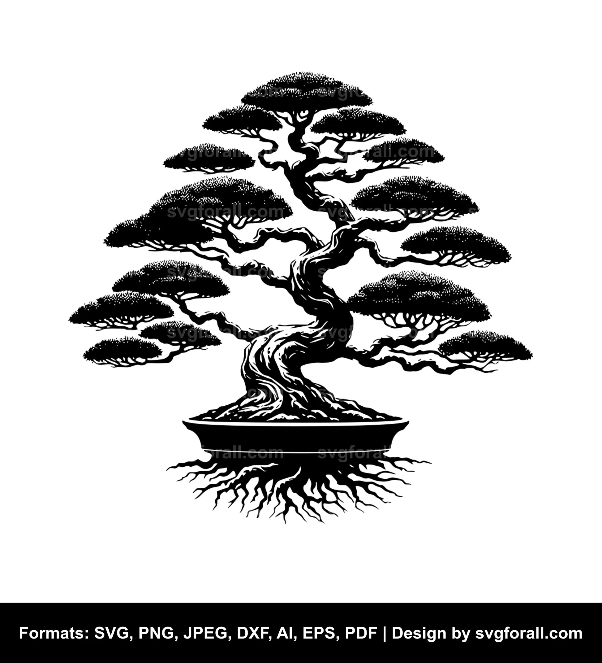 Bonsai SVG File