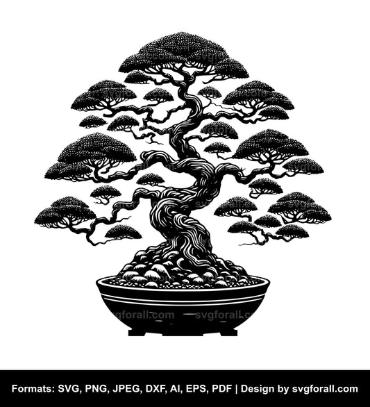 Bonsai SVG PNG