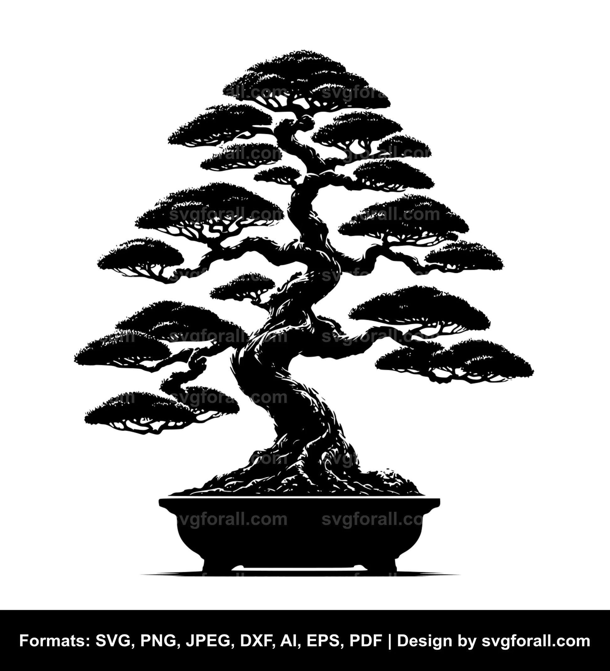 Bonsai SVG Vector