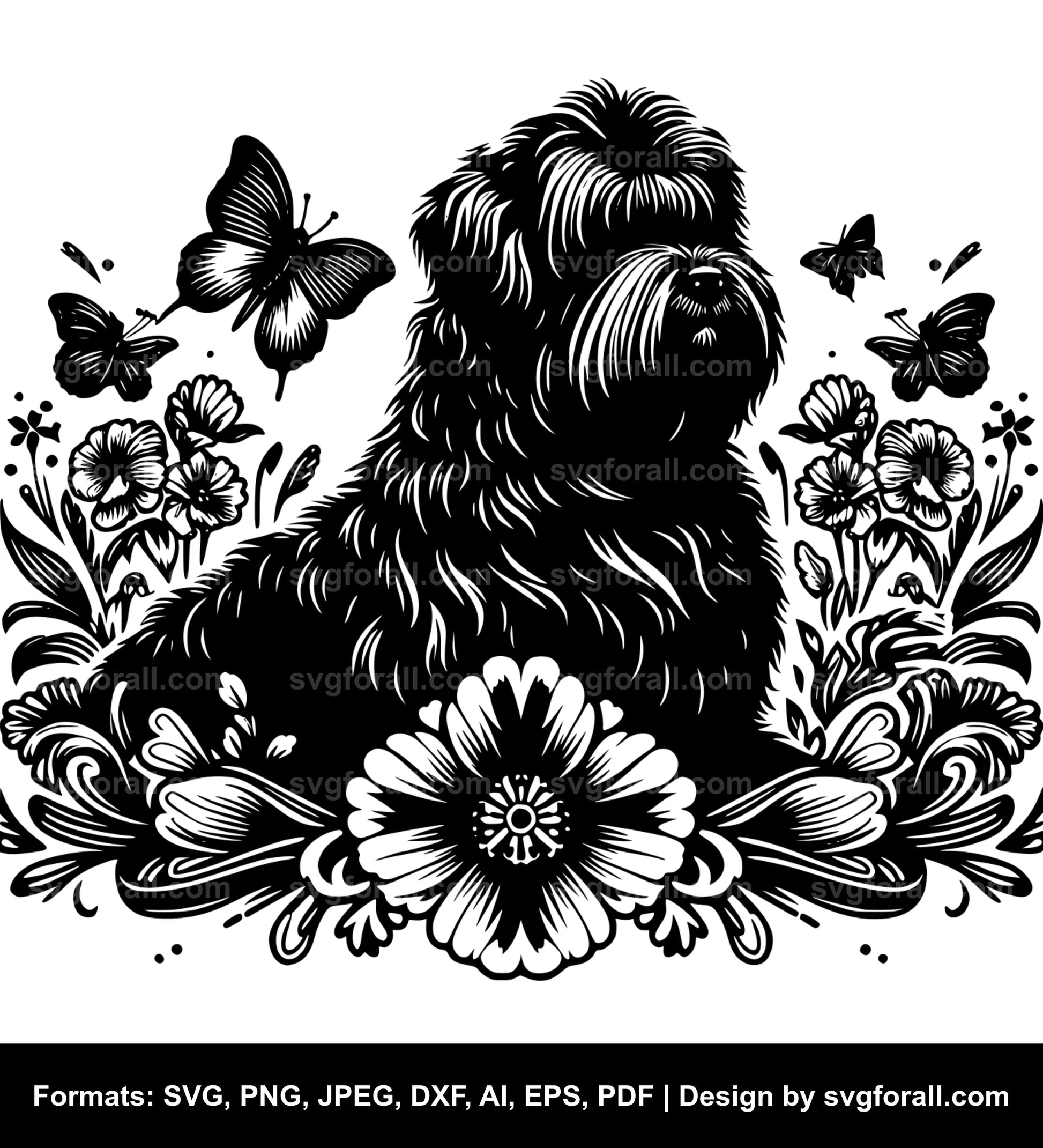 Bouvier Des Flandres Dog SVG