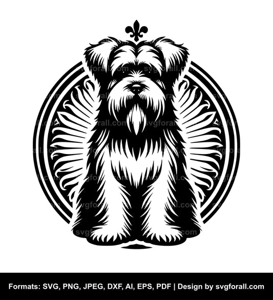 Bouvier Des Flandres Dog SVG Vector