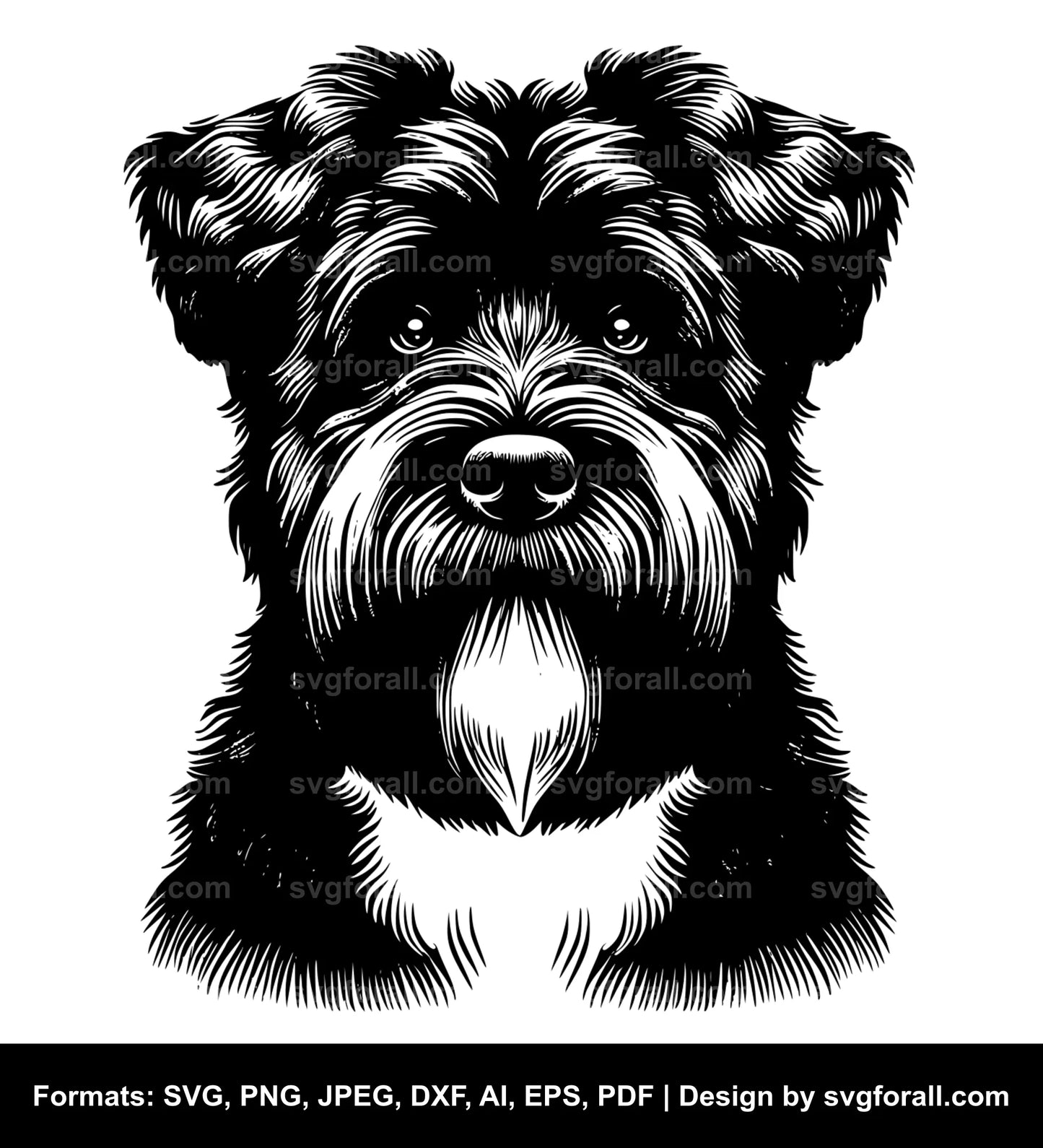 Bouvier Des Flandres Dog Vector SVG