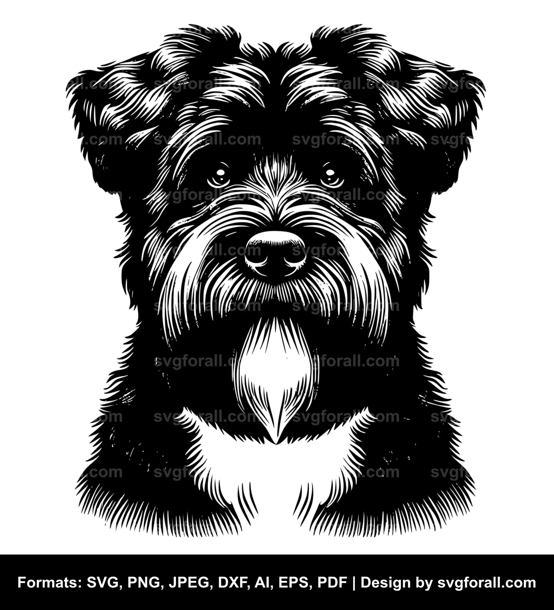 Bouvier Des Flandres Dog Vector SVG