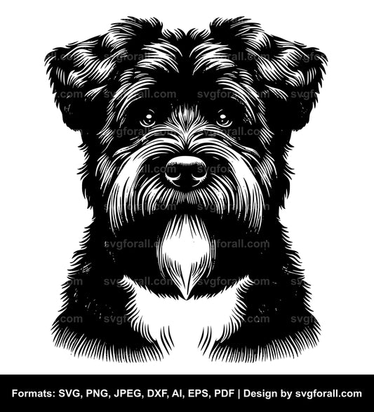 Bouvier Des Flandres Dog Vector SVG