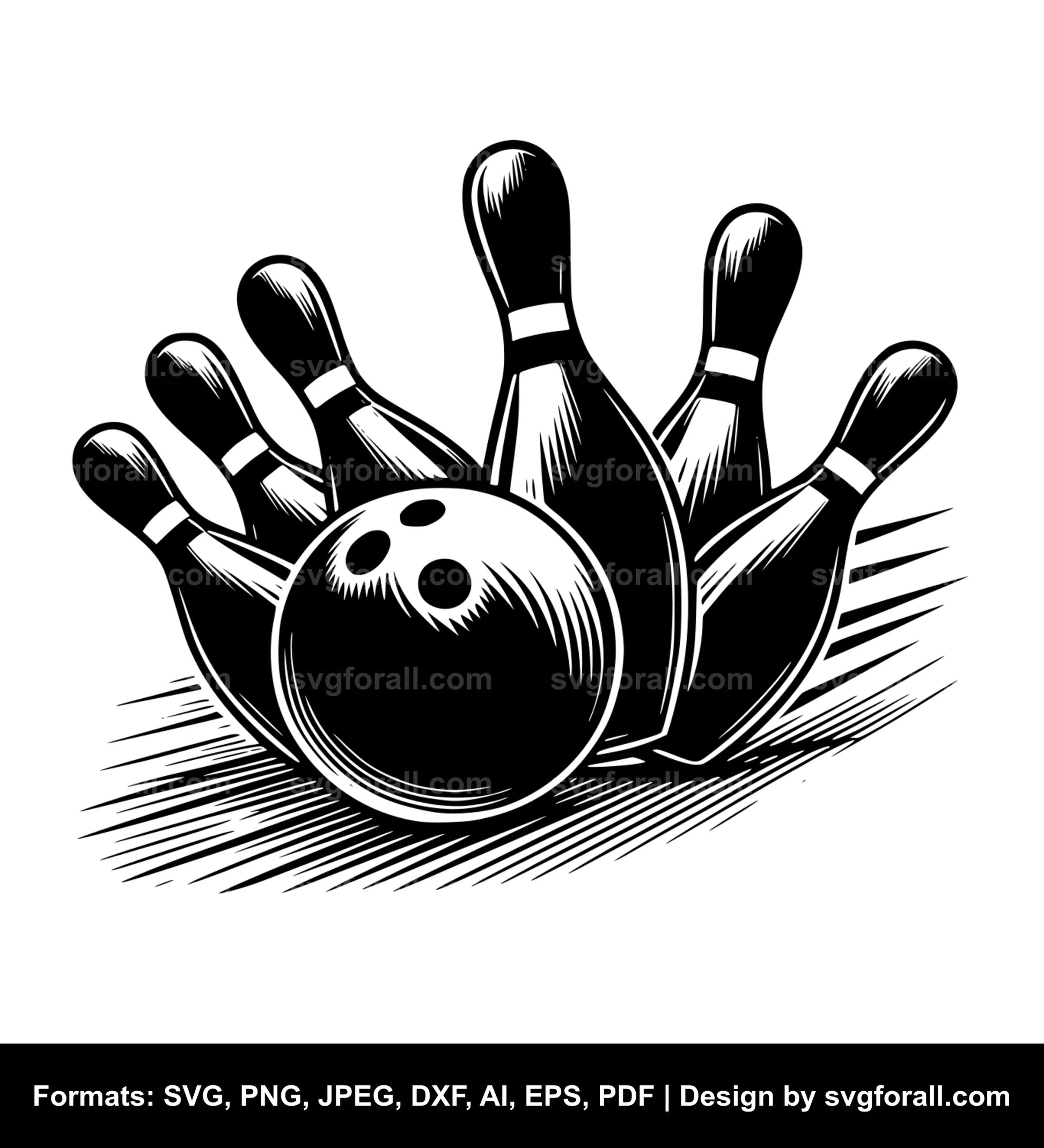 Bowling SVG File