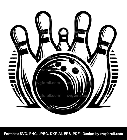 Bowling SVG Vector