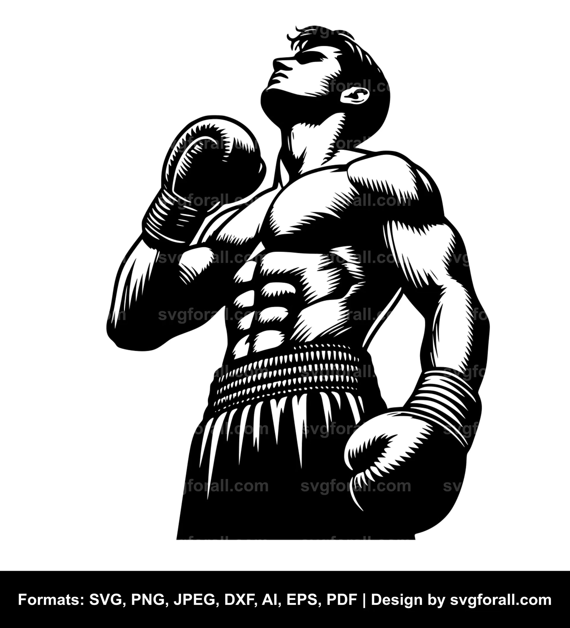 Boxer Black SVG