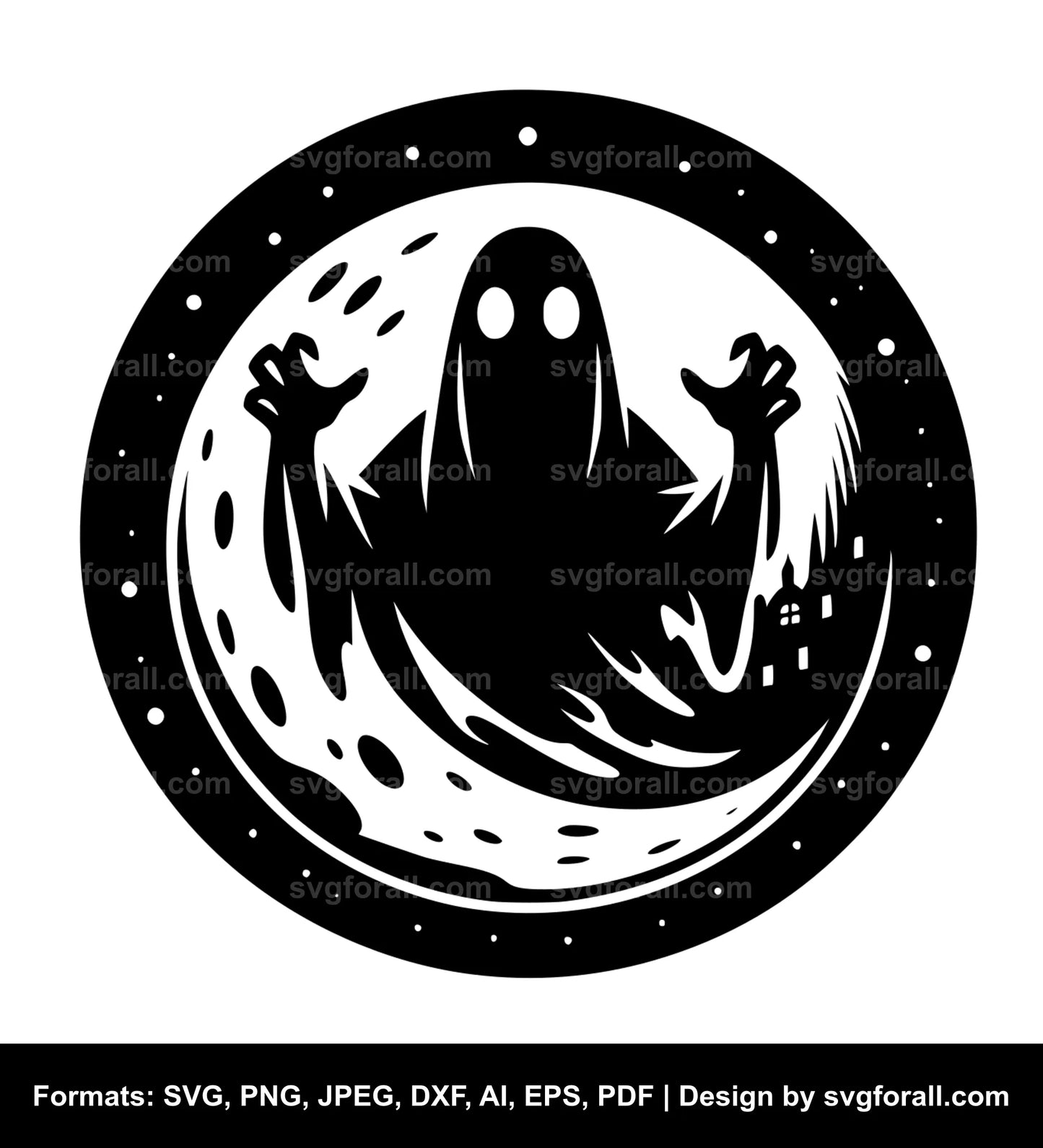 Boy Ghost SVG Vector