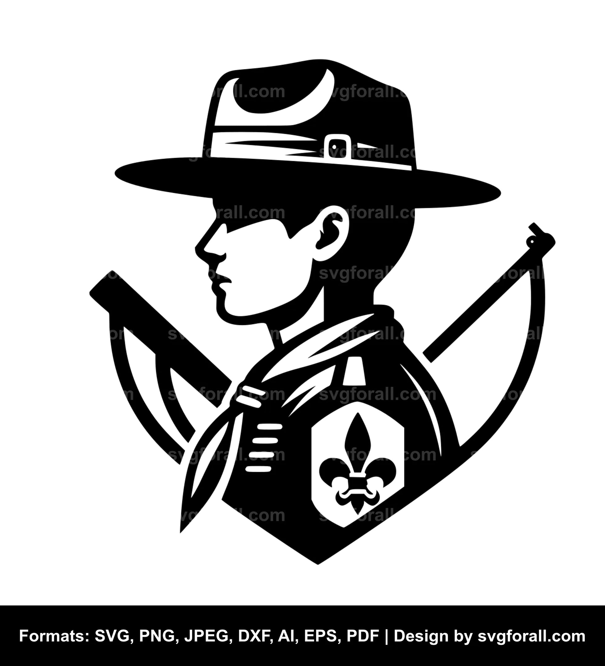 Boy Scout Vector SVG