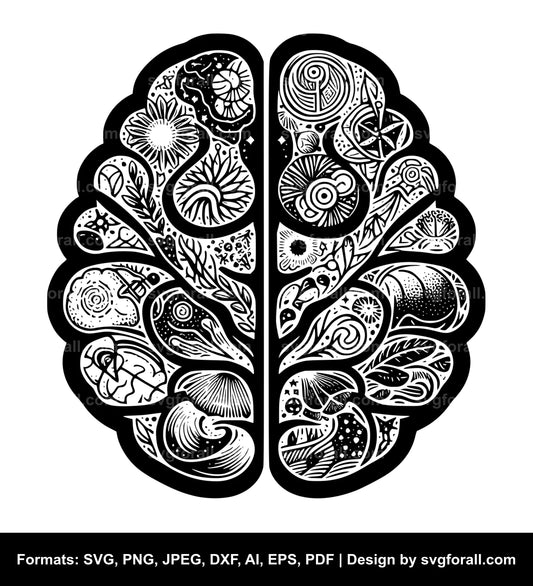 Brain SVG – svgforall.com