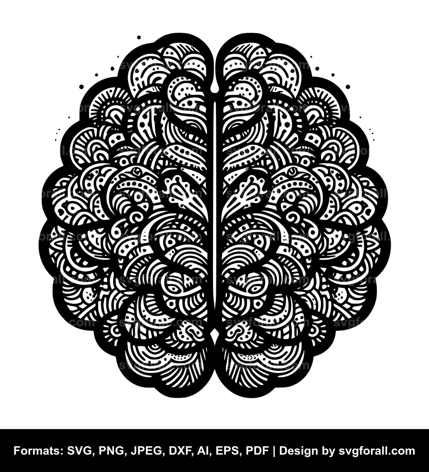 Brain SVG Vector