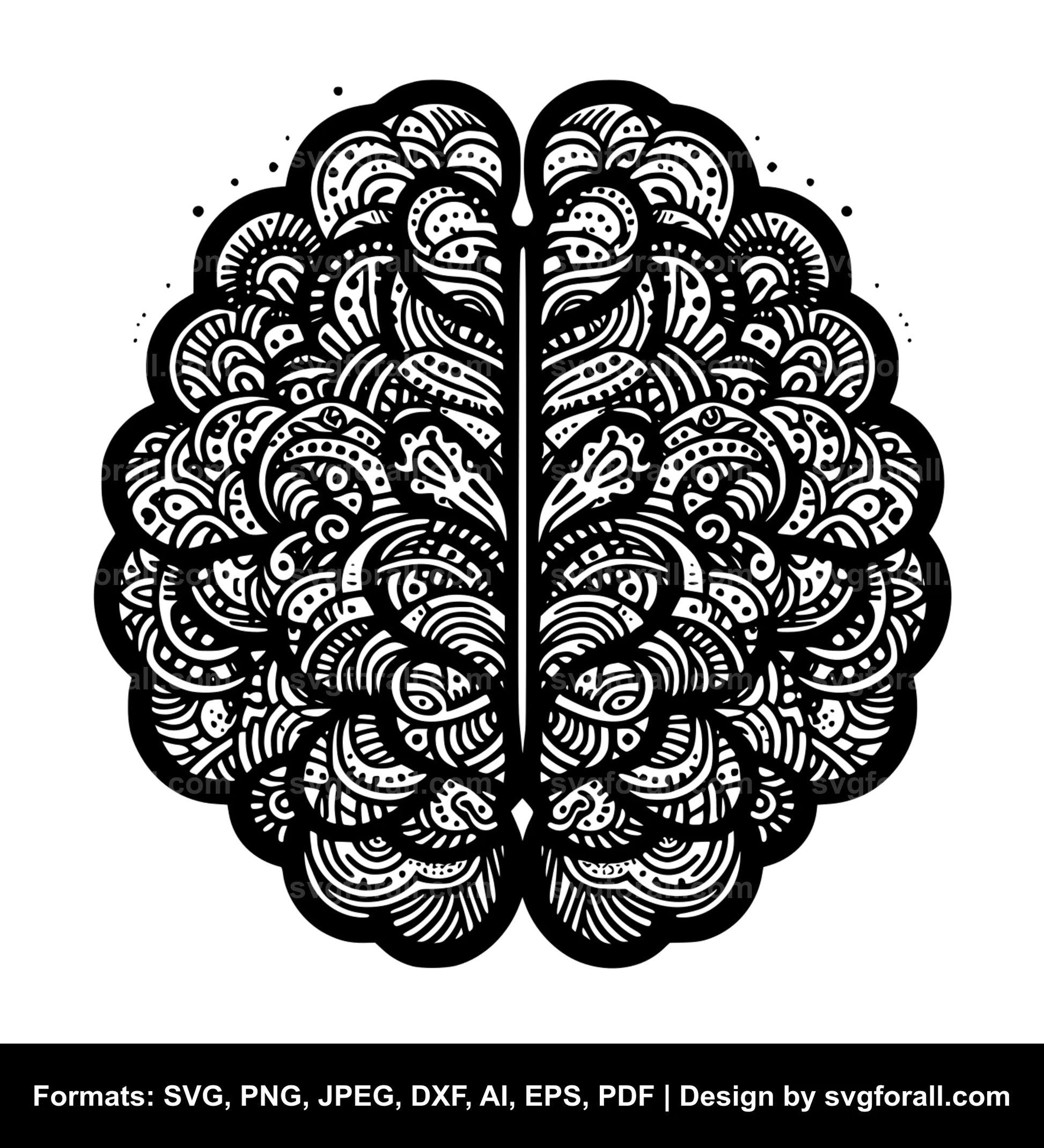 Brain SVG Vector