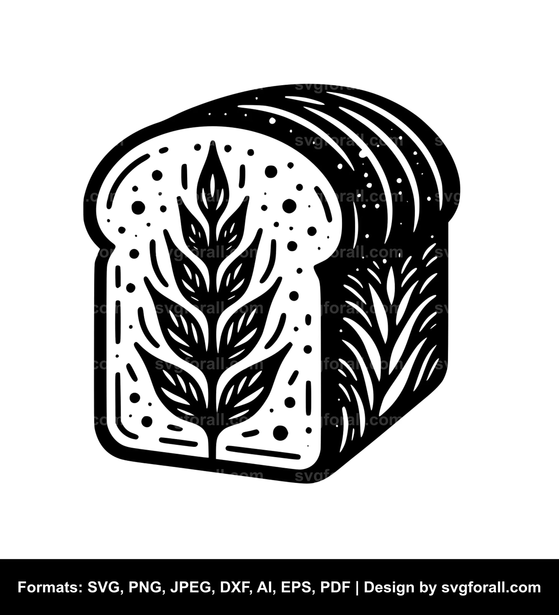 Bread Black SVG