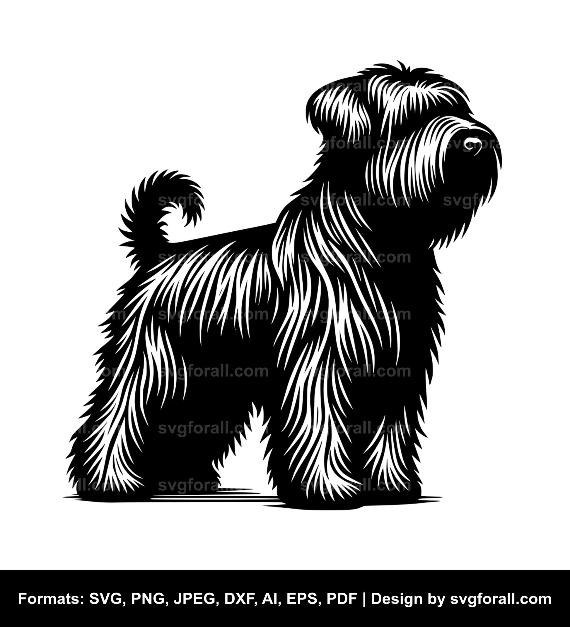 Briard Dog Cricut SVG