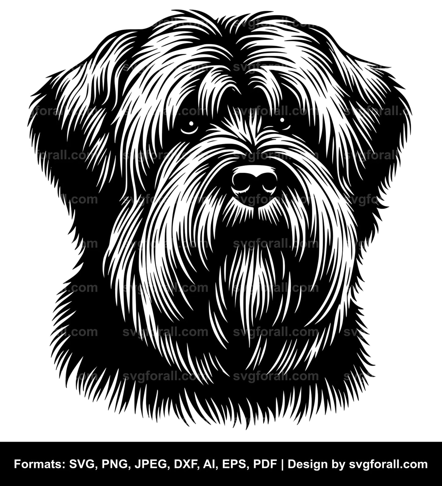 Briard Dog SVG