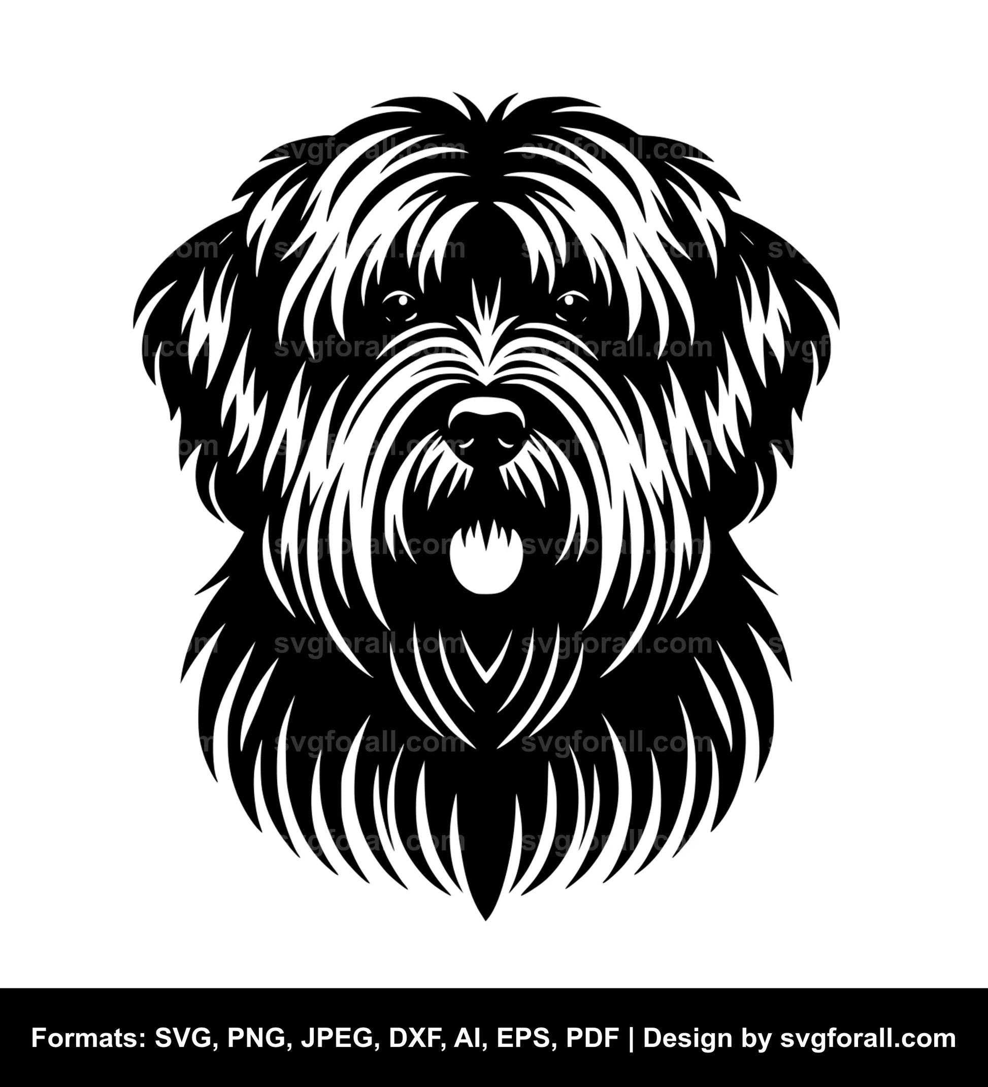 Briard Dog SVG File