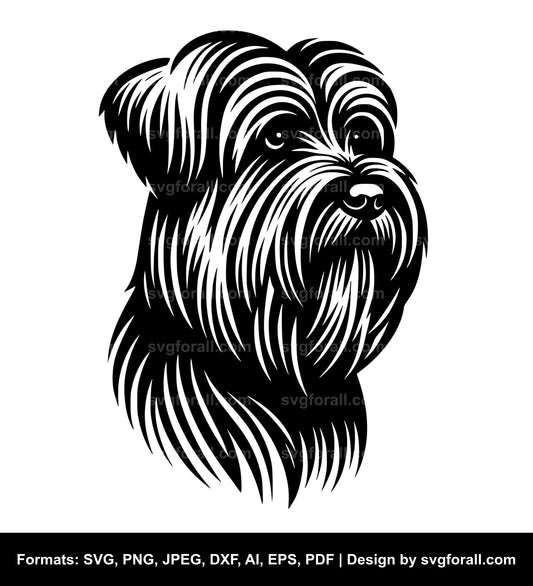 Briard Dog SVG PNG