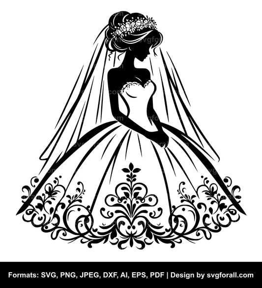 Bride SVG File