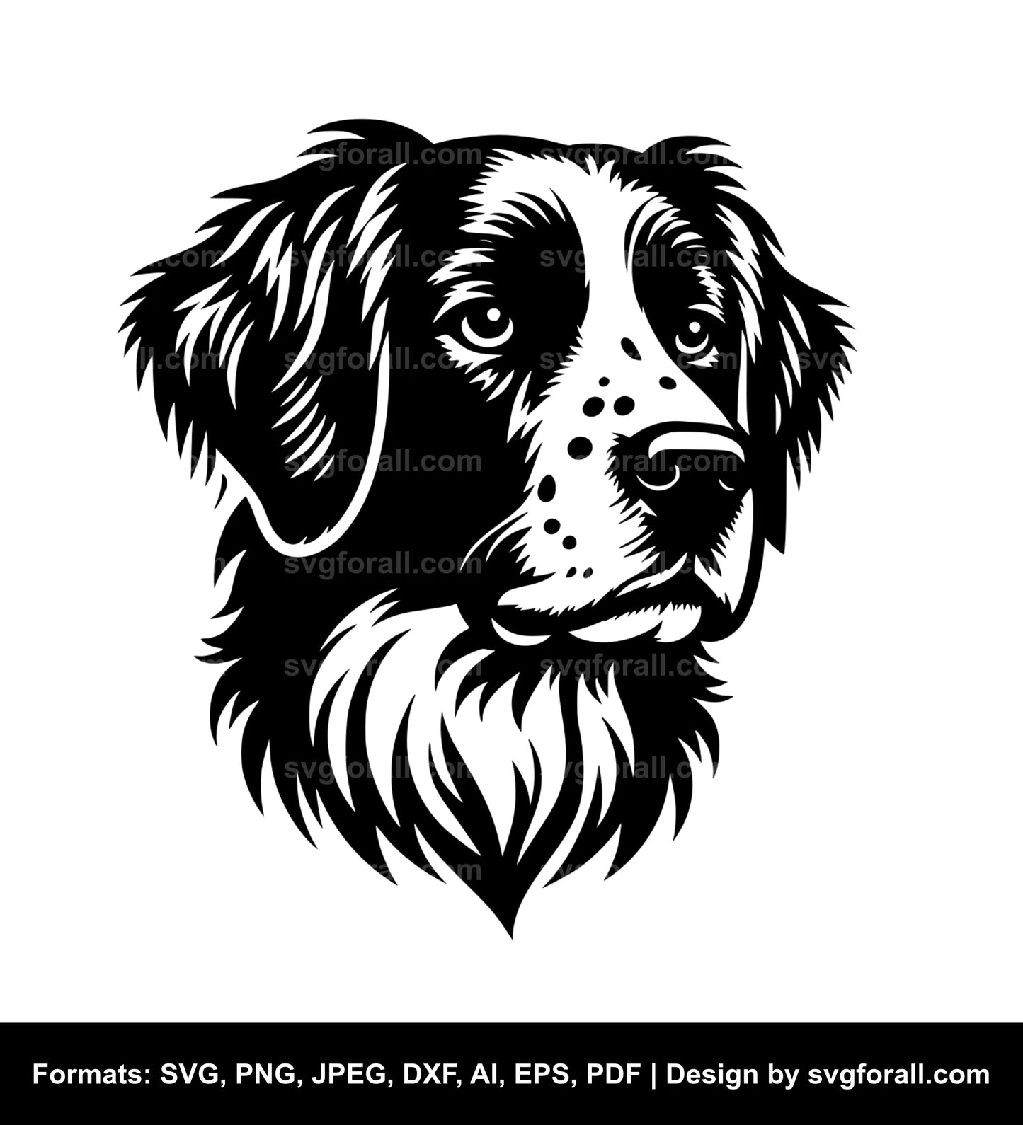 Brittany Dog SVG