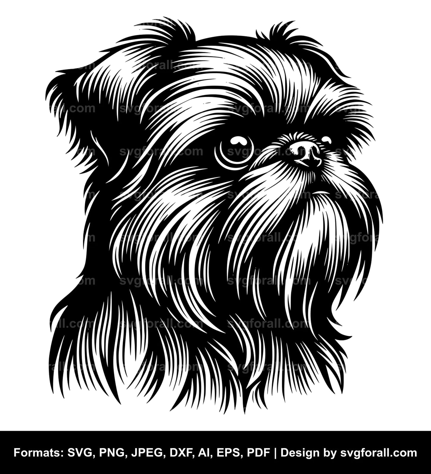 Brussels Griffon Dog Cricut SVG