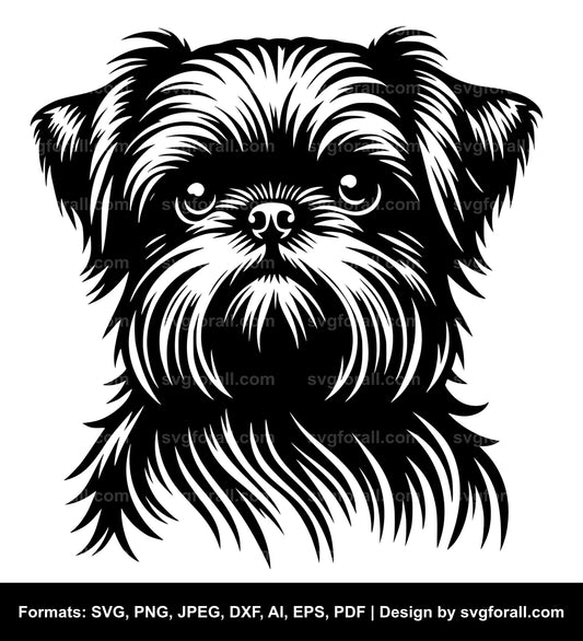 Brussels Griffon Dog SVG