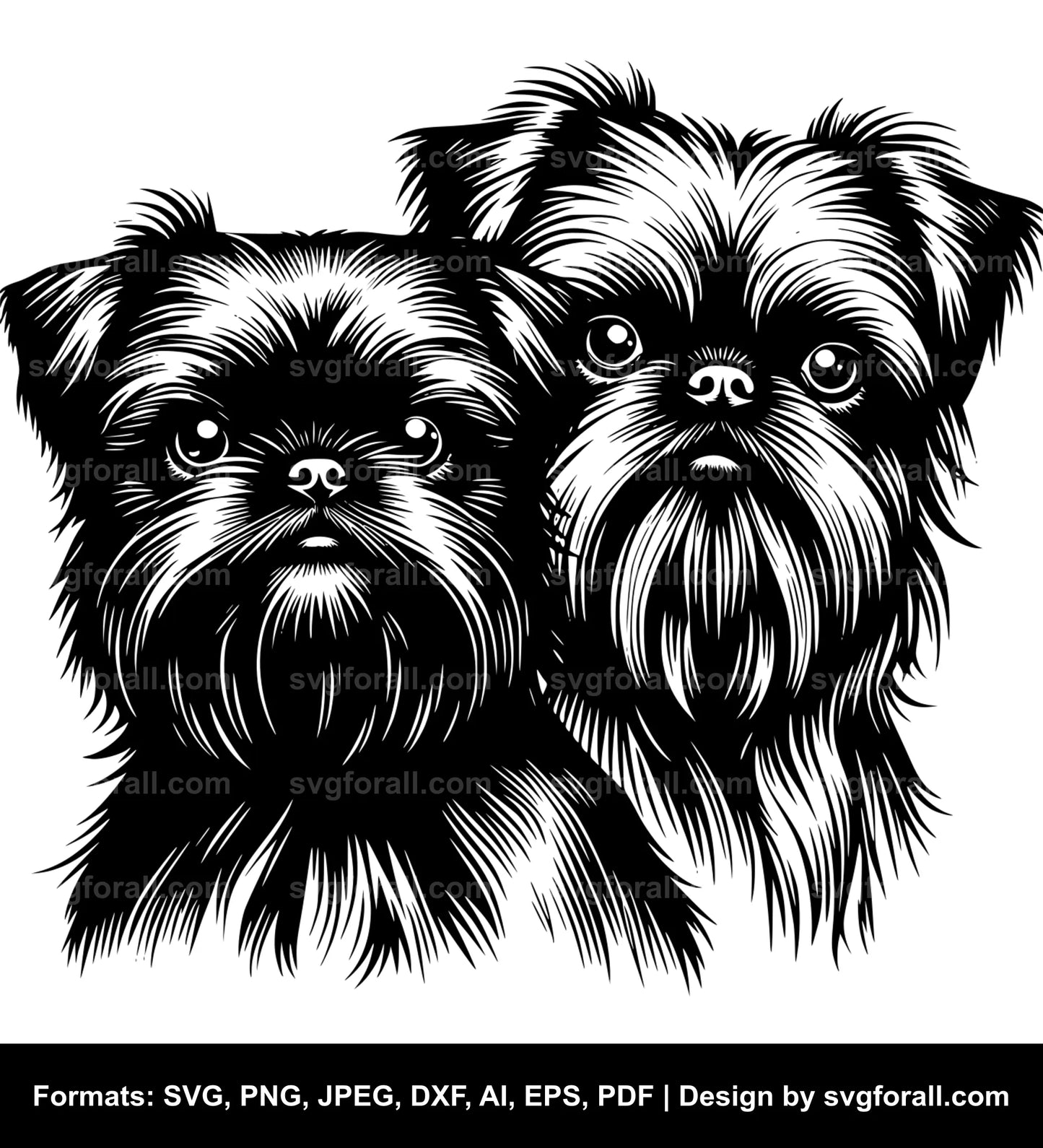 Brussels Griffon Dog SVG PNG