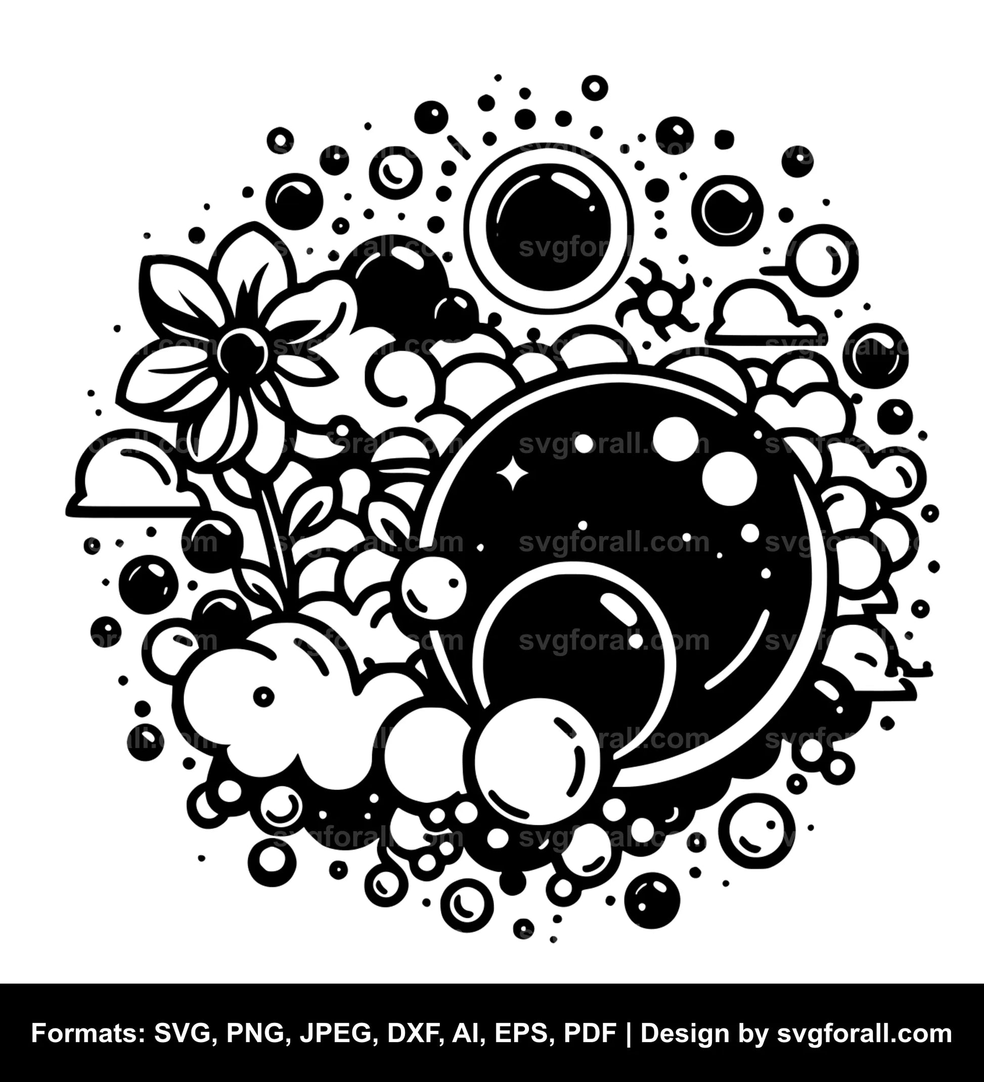 Bubbles Vector SVG