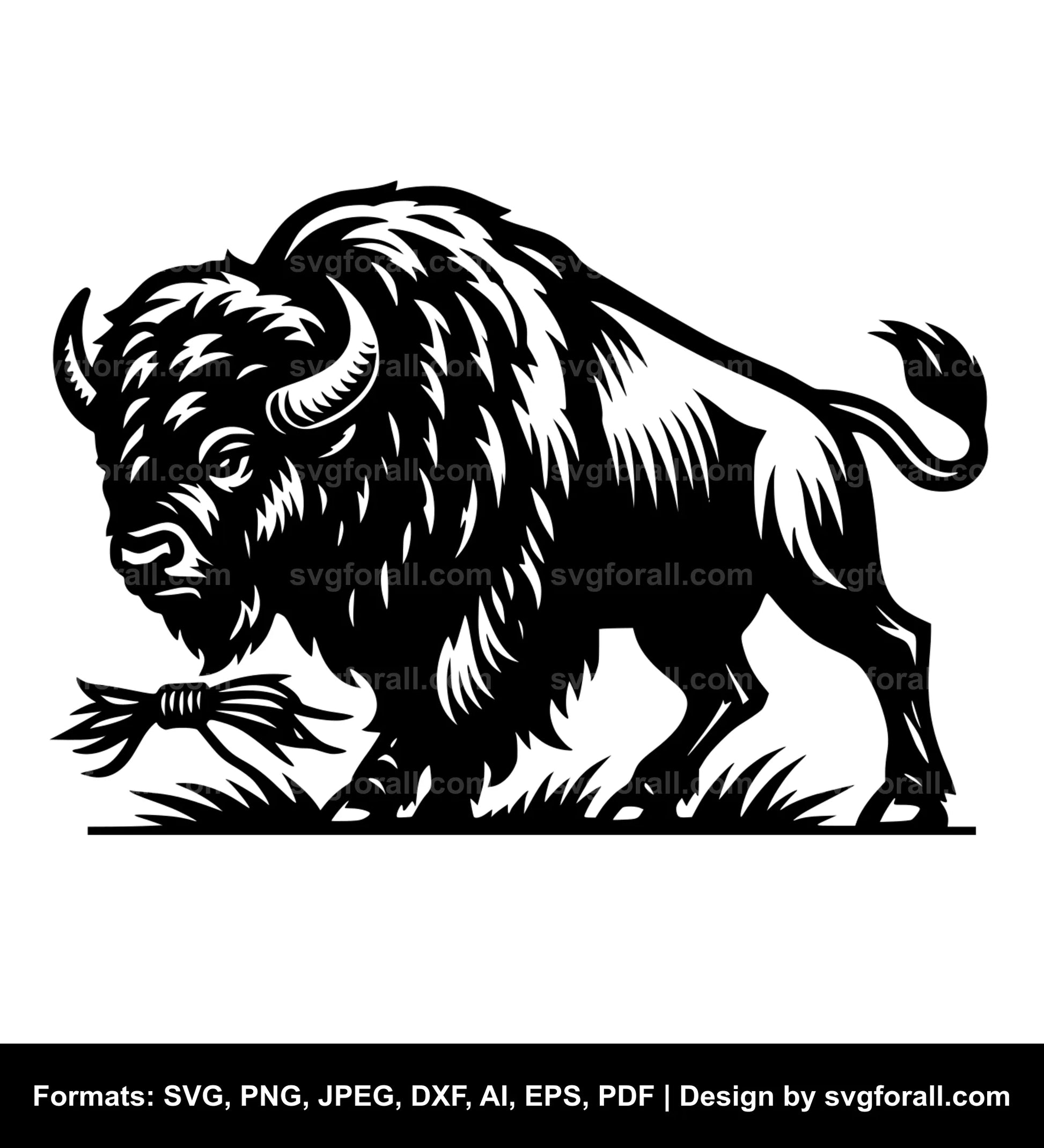 Buffalo Vector SVG