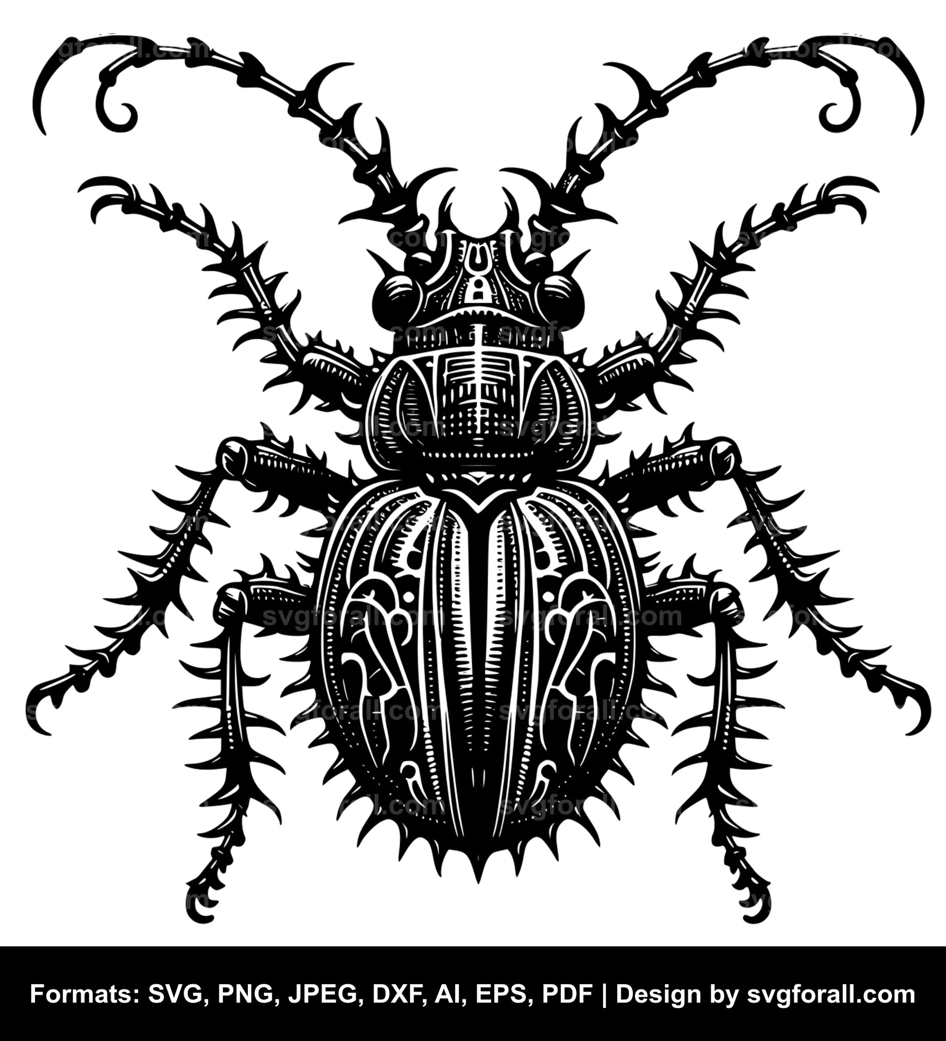 Bug Black SVG