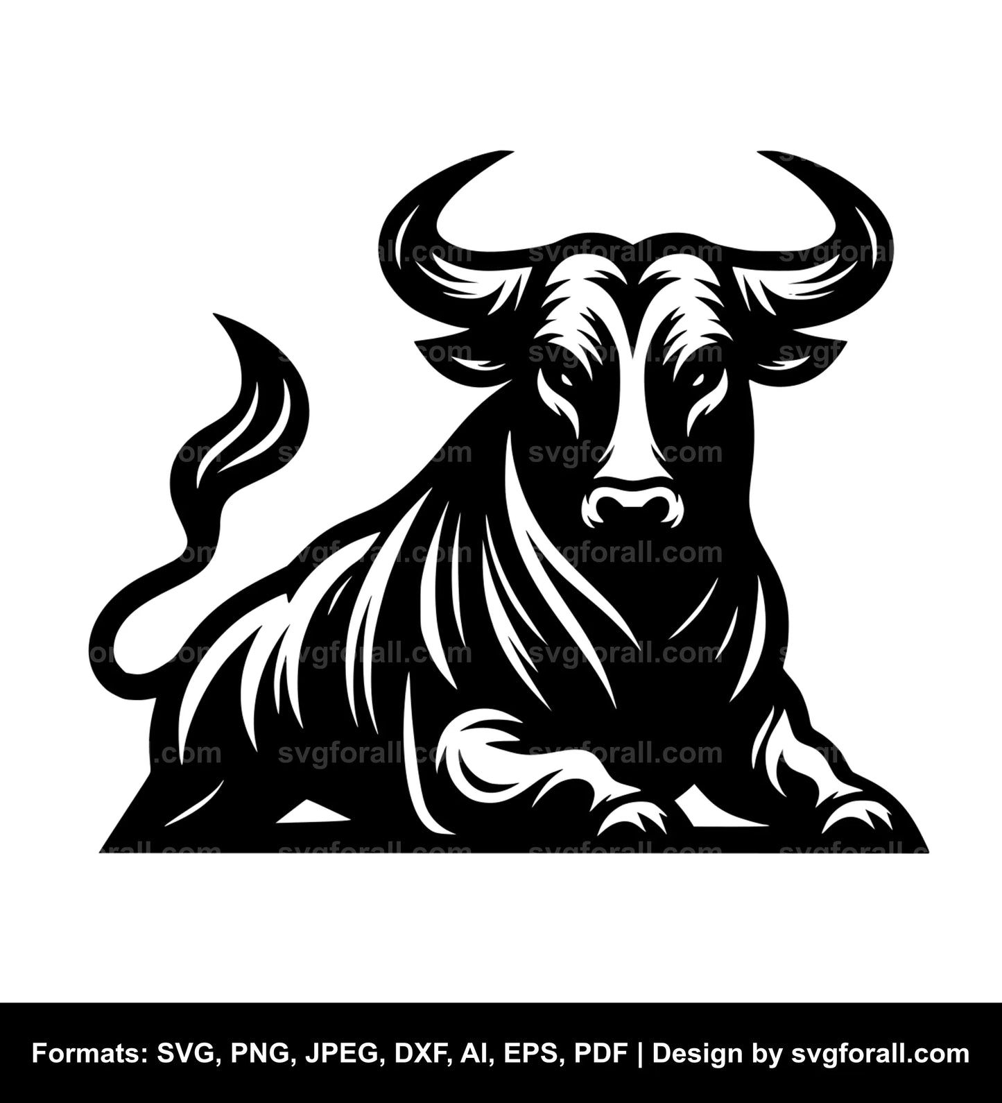 Bull Cricut SVG