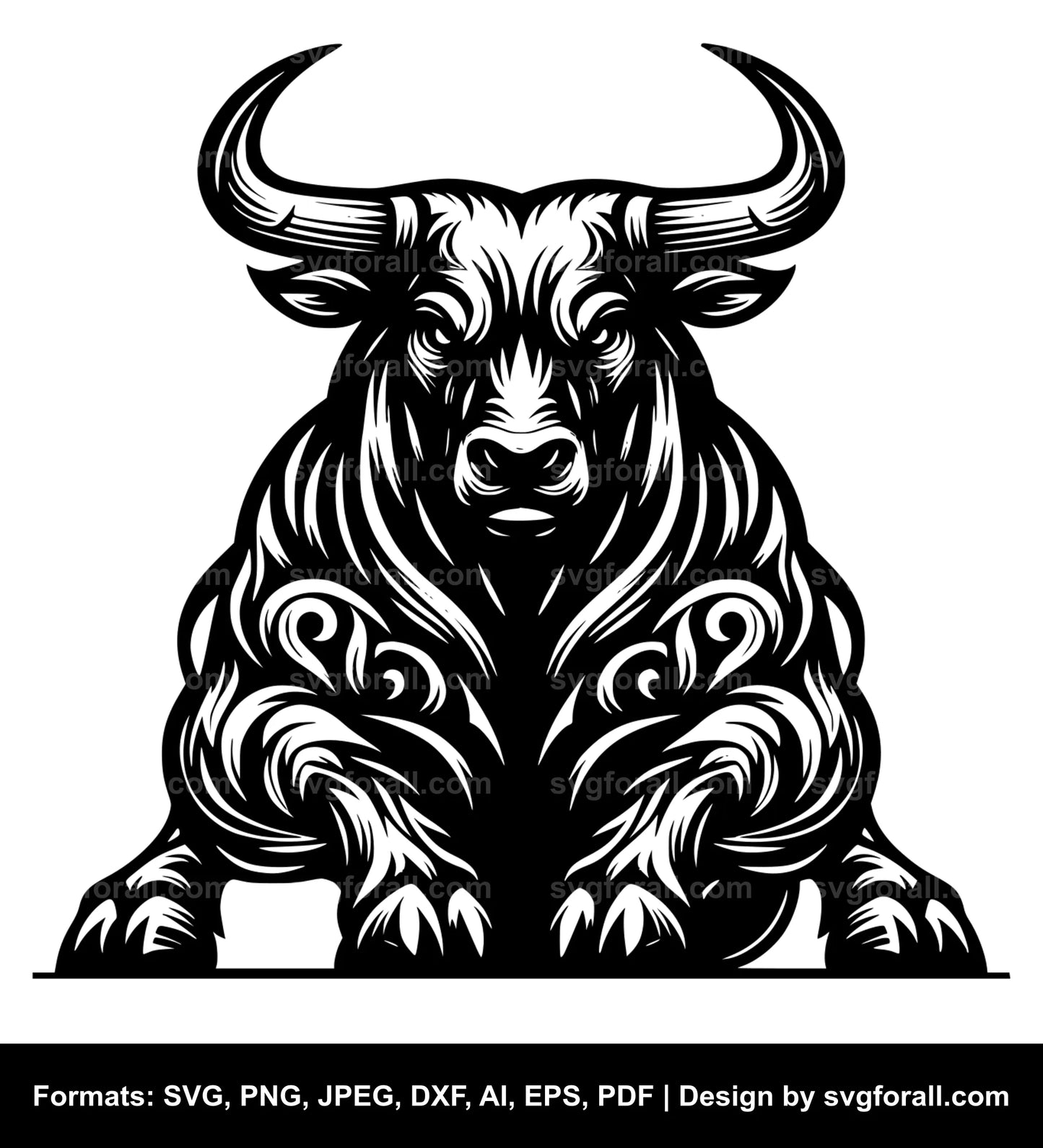 Bull SVG Design