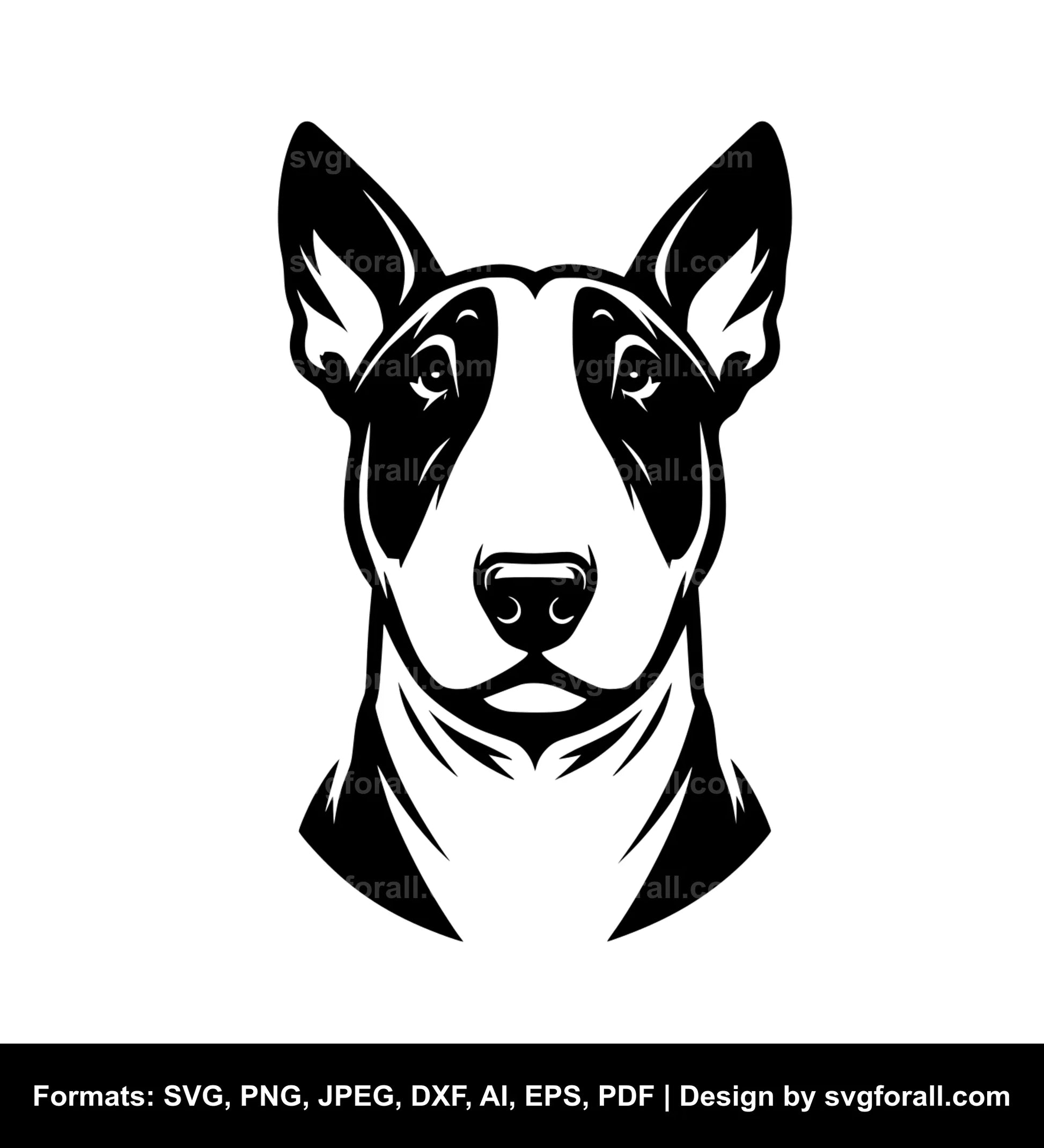 Bull Terrier Dog SVG