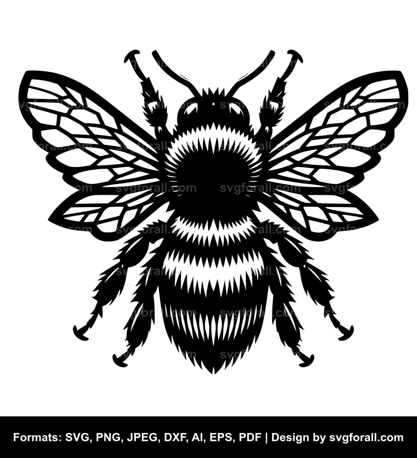 Bumble Bee SVG Design