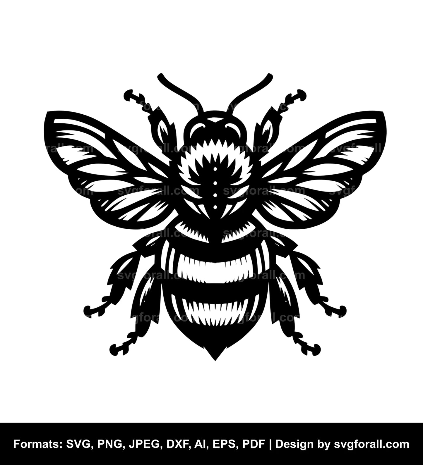 Bumble Bee SVG Vector