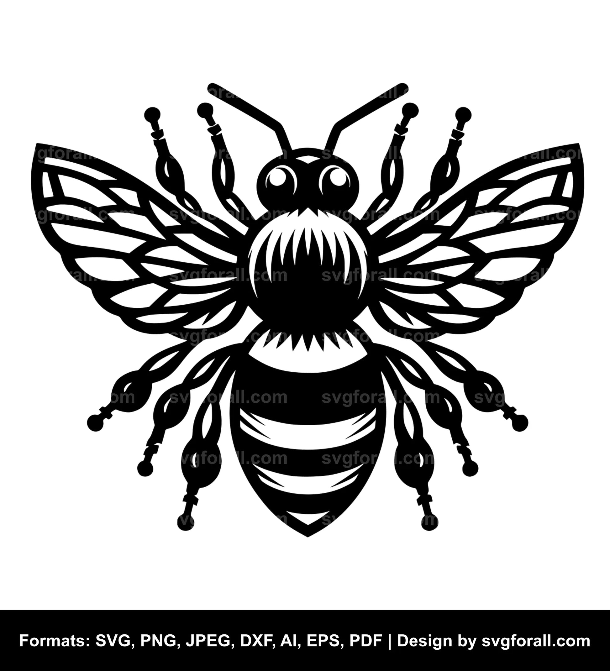 Bumble Bee Vector SVG