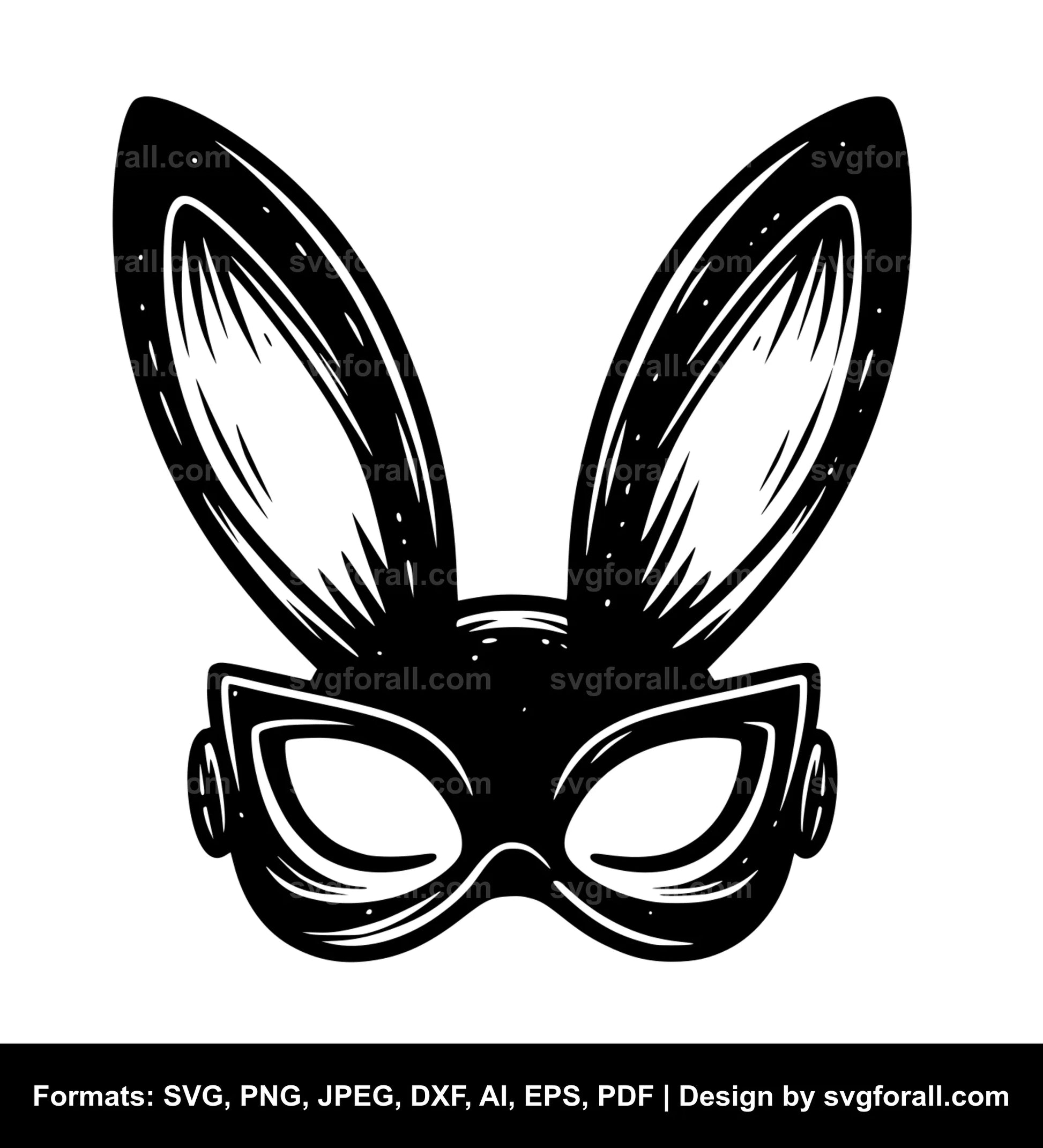 Bunny Clipart SVG Design