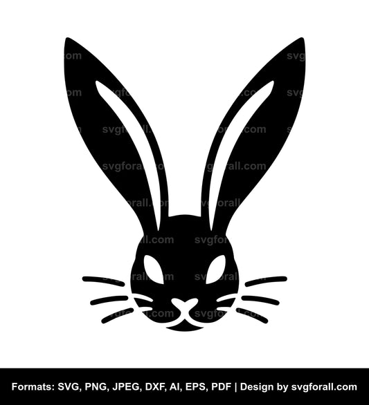 Bunny Face SVG File