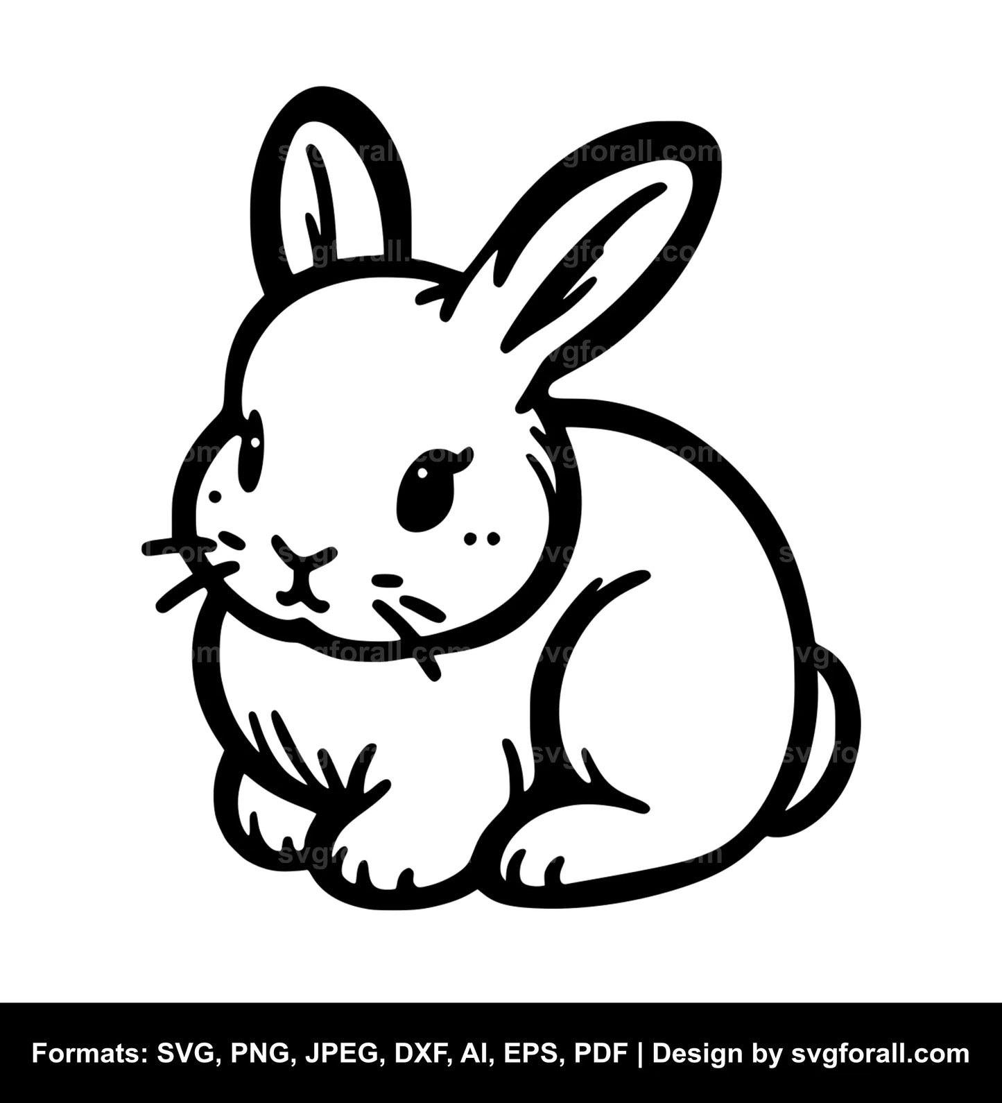 Bunny SVG Clip Art