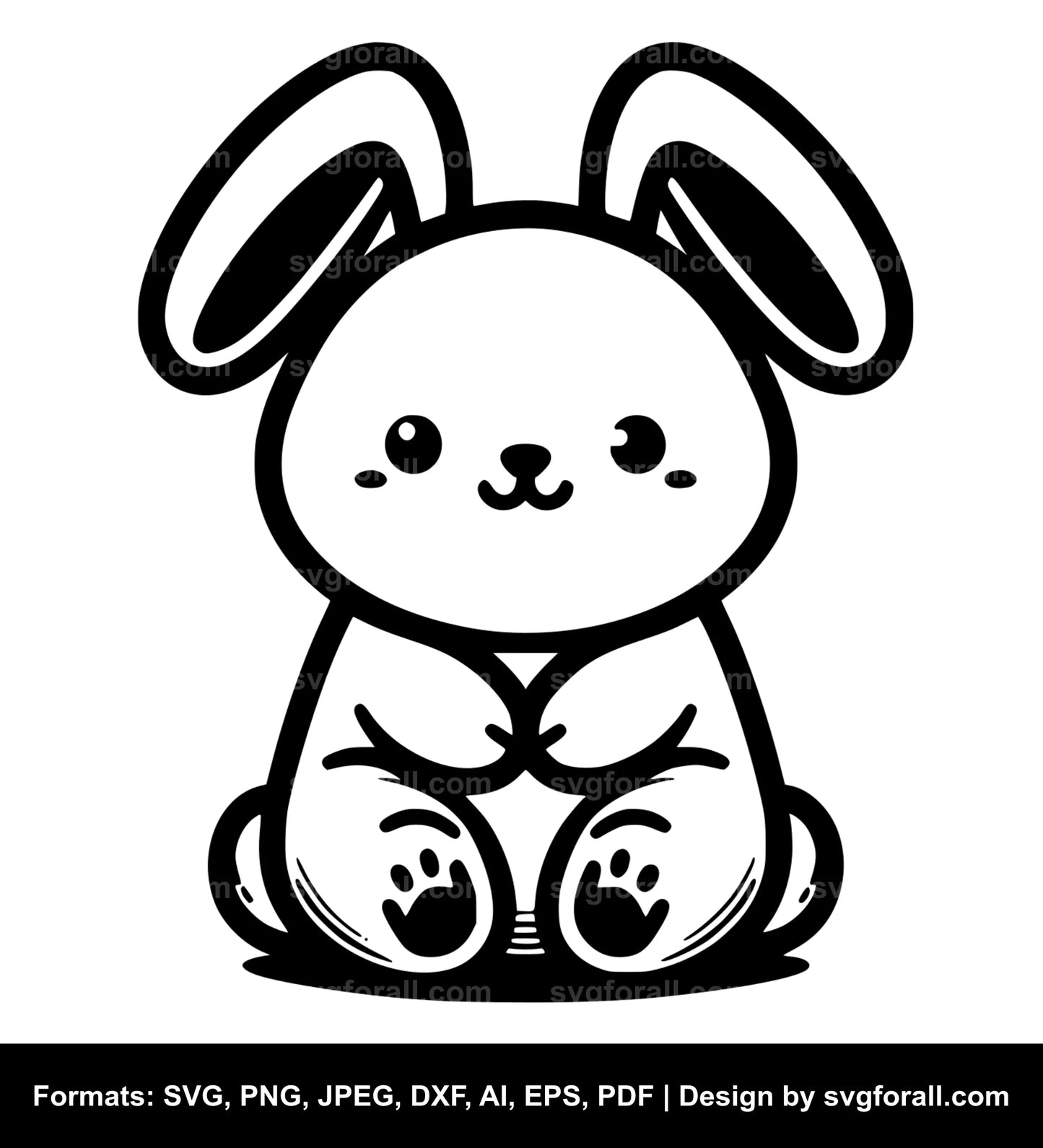 Bunny SVG Cricut Cut File