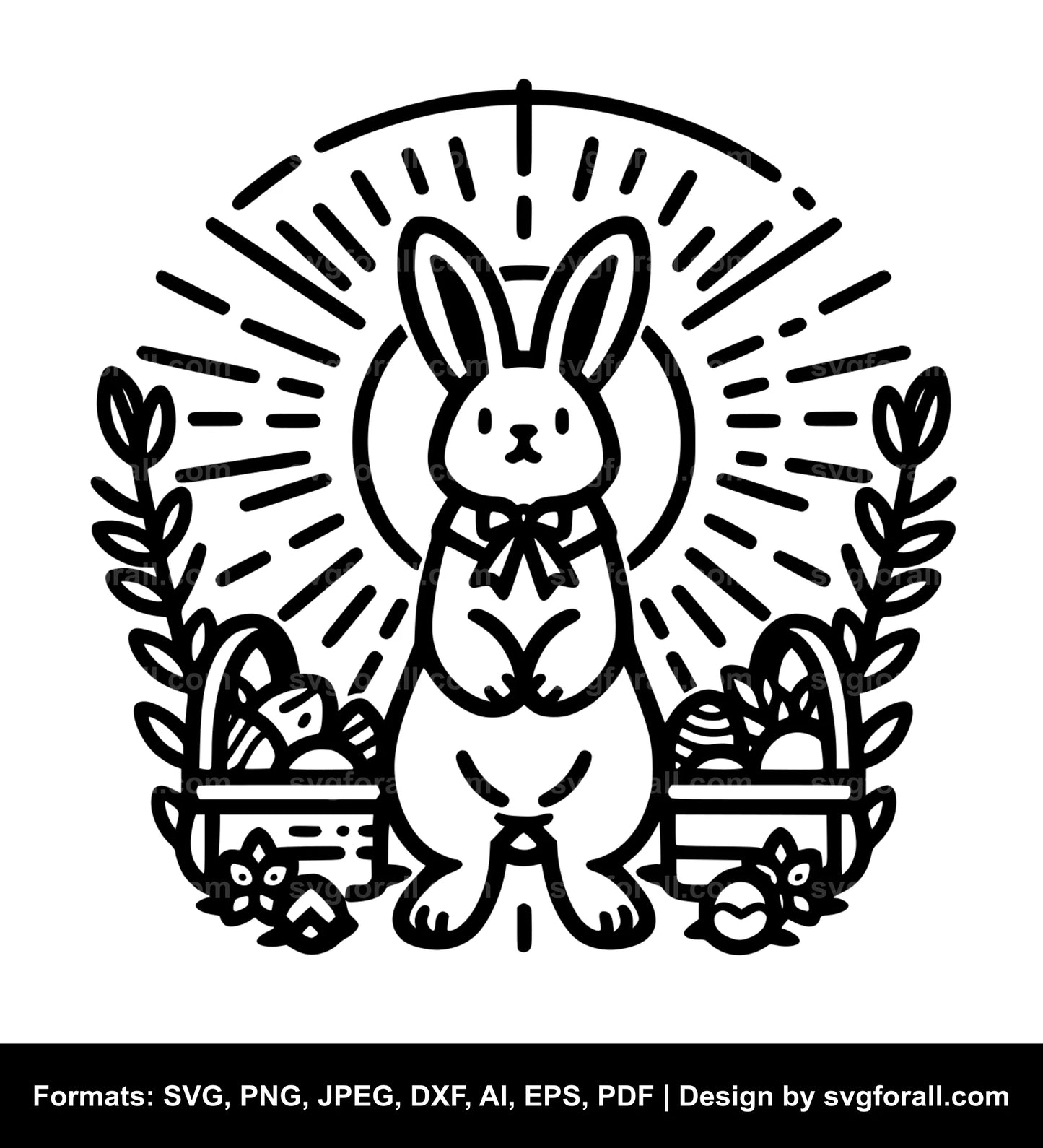 Bunny SVG Cut Files