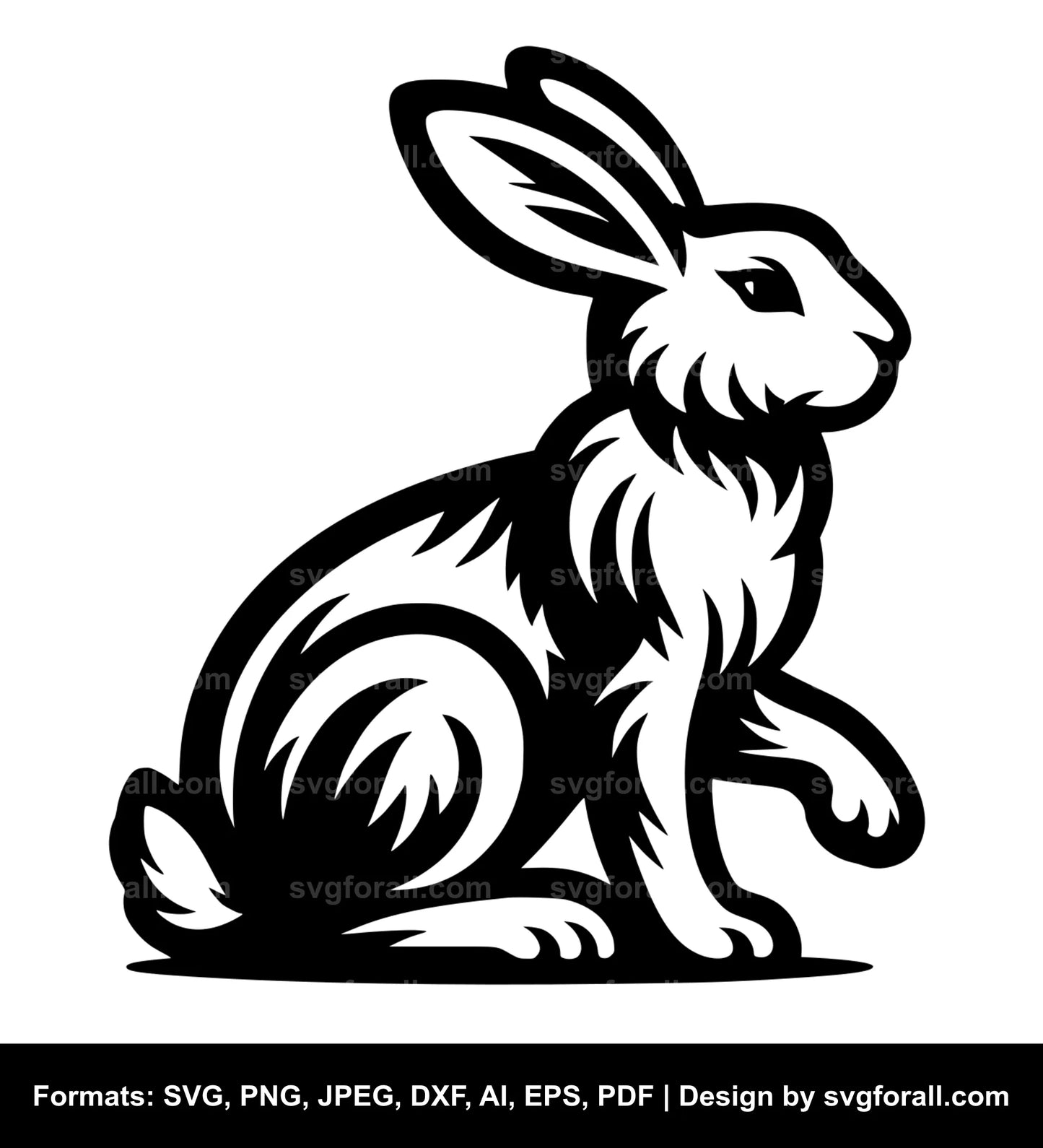 Bunny SVG High Resolution