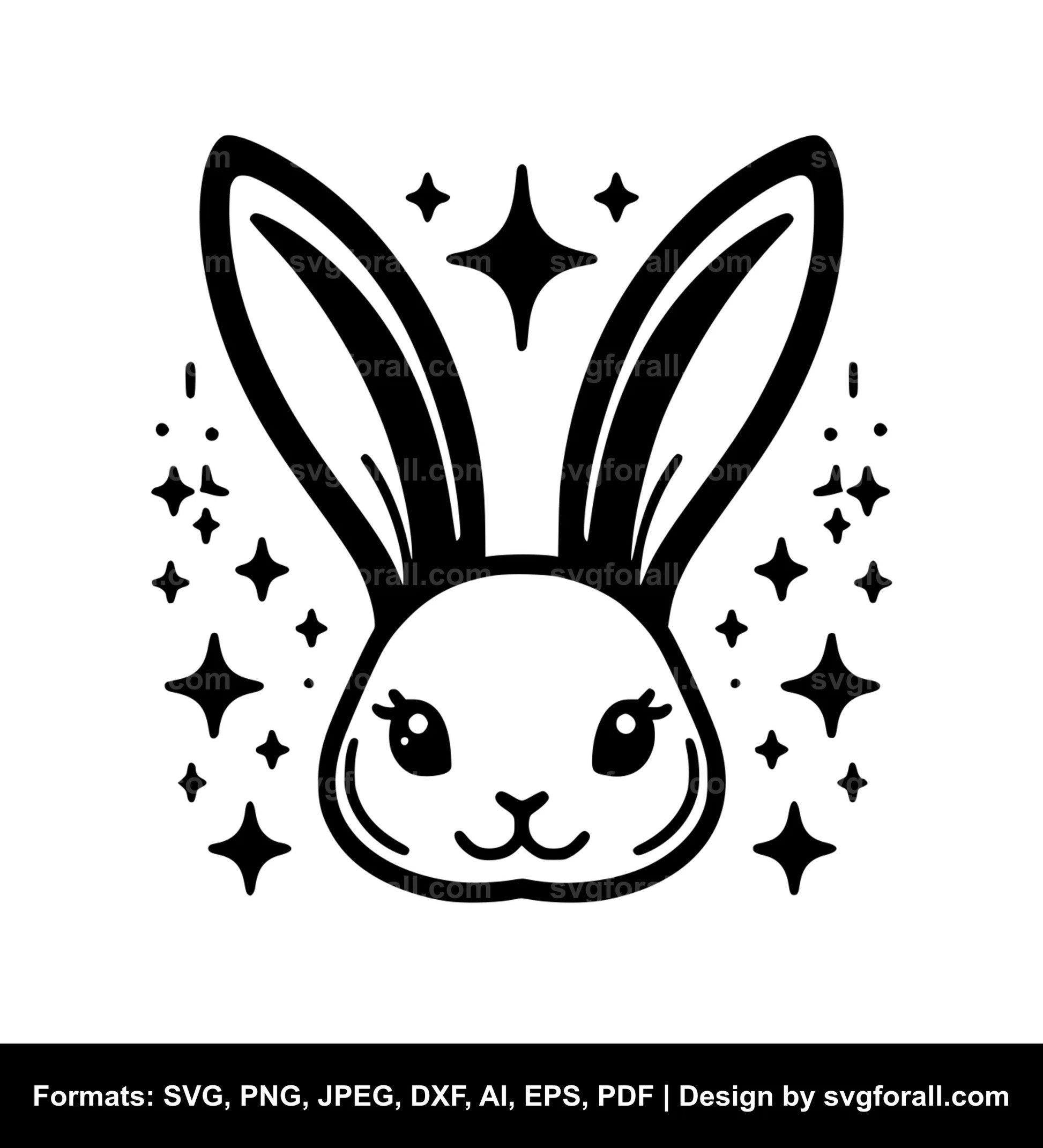 Bunny SVG Illustration