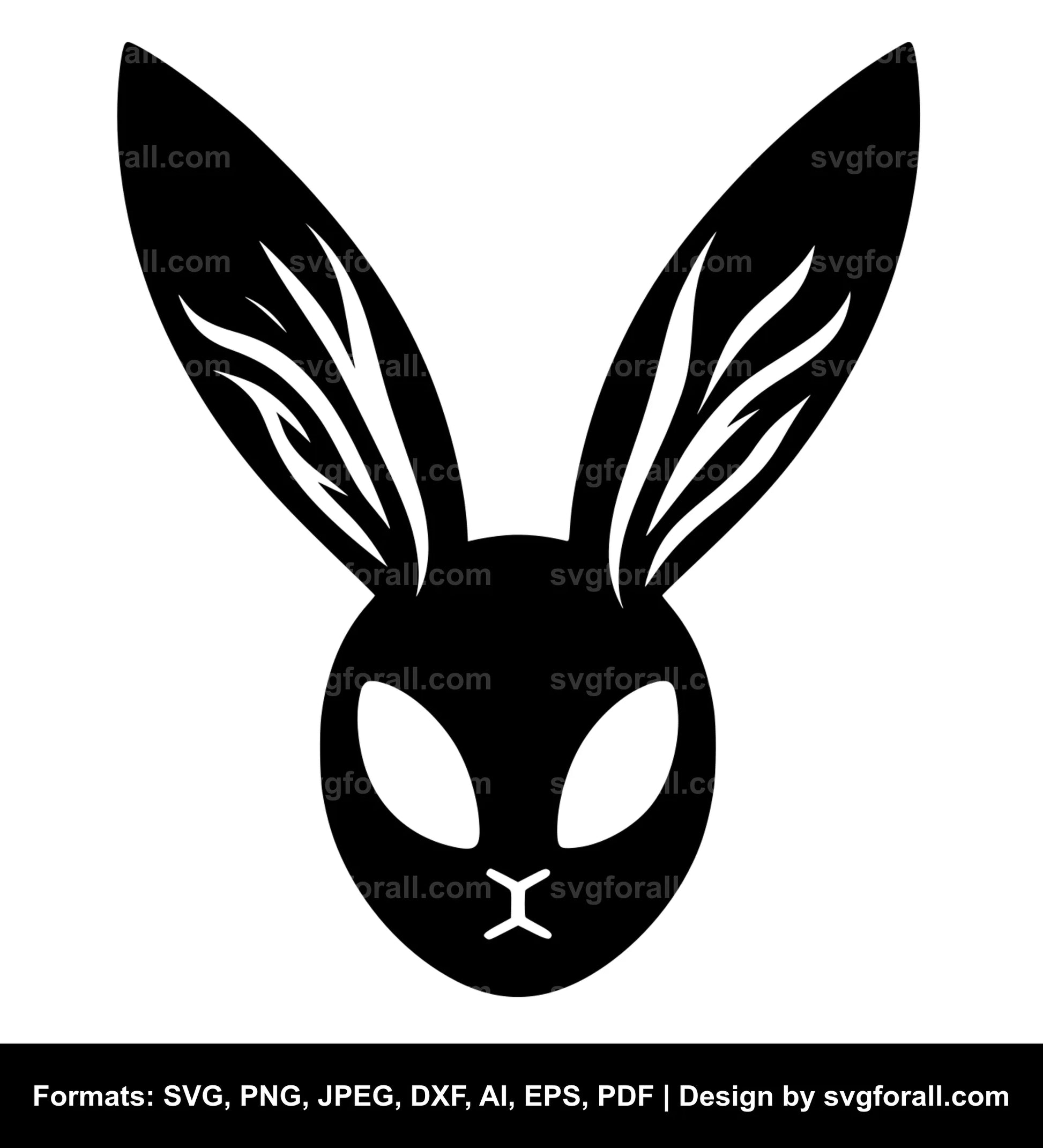 Bunny SVG PNG For Cricut